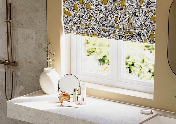 Ted Baker Velvet Vietnam, Gold - Twist&Fit Roman Blind - Image 5